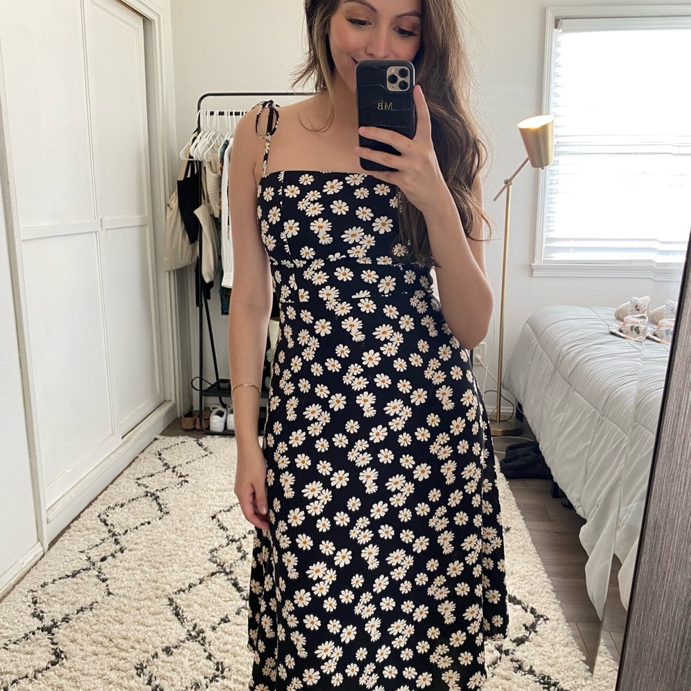 Daisy Print Dress